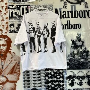 White Graphic Men Shirt